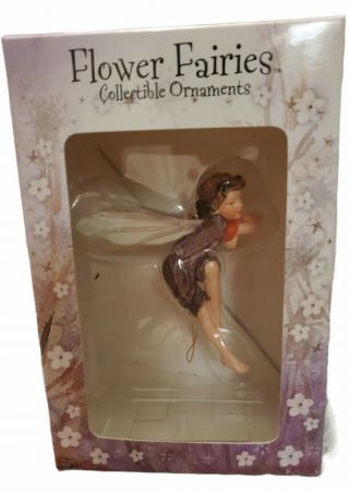 Flower Fairies Ornament Elderberry Fairy 87041 Cicely Mary Barker Opened Box