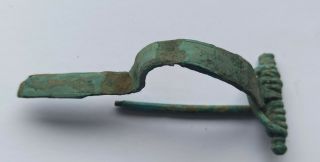 Complete Ancient Roman Bronze Fibula (brooch) 200 - 300 Ad British Find