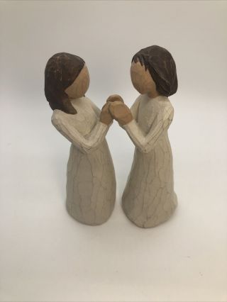 Willow Tree 2000 Sisters By Heart Figures Pair Demdaco Susan Lordi