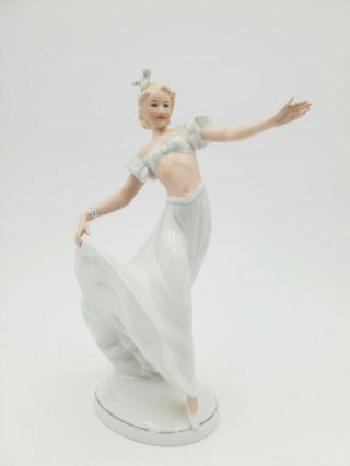 Vintage Schau Bach Kunst Porcelain Dancing Woman Figurine - Germany