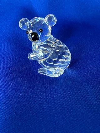 Swarovski Crystal Koala Bear Left Facing 1 3/4” 014366/ 7673 Nr 40,  Ret,  Box/coa