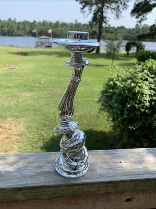 Euc Areaware Distortion Silver Candlestick Design By Paul Loebach