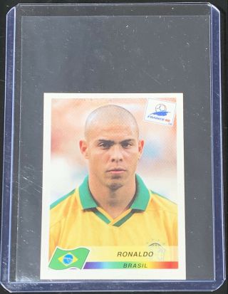 Panini France 98 World Cup 1998 Football Sticker - Ronaldo (r9) - Brazil - 28