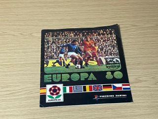 Panini Europa 80 Sticker Album 50 Complete With Roy Rovers Stamp