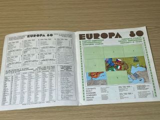 Panini Europa 80 Sticker Album 50 Complete with Roy Rovers Stamp 3