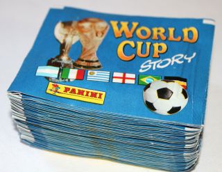 Panini World Cup Story 90 1990 - 50 TÜten Packets Bustine Sobres Pochettes