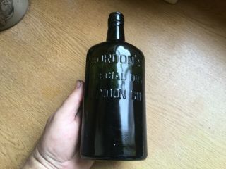 Large Size Gordon’s Special Dry London Gin Bottle C1920’s
