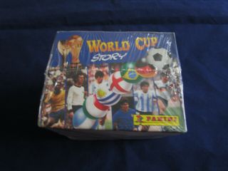 Panini World Cup Story 1990 1994,  1 box/display,  50 packs,  Pele / Maradona,  etc. 3