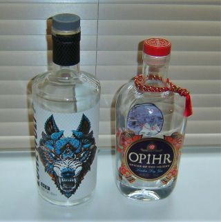 Ophir,  Brewdog Lonewolf 70cl Gin Bottles,  Stopper Empty Collectable Decorative