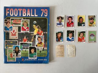 Panini Football 79 Nr Complete Sticker Album 1979 English Missing 122 2 & Spare