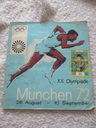 Sammler Sport Panini 1972 Olympiade München 72 Album Sticker