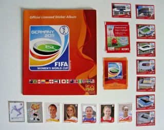 Panini - Women`s World Cup 2011 - Album Leer,  6 Gratis Sticker (marta),