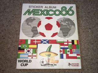 Panini Album World Cup Mexico 86 Complete World Cup Mexico 1986 Top Rarity " Rare
