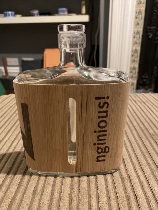 Nginious Smoked And Salted Empty Gin Bottle 50cl - Upcycle Craft,  Wedding,  Lamp