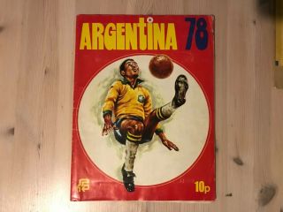 Fks World Cup 1978 - World Cup Soccer Sticker Album.  Complete And