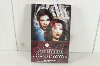 X - Files Master Visions Premier Edition Complete Set Topps Trading Art Cards
