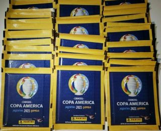 Panini Copa America 2021 Argentina Colombia 100 Sticker Packs