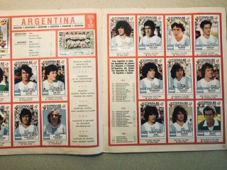 Panini Espana 82 World Cup Sticker Album.  100 full, .  1982. 6