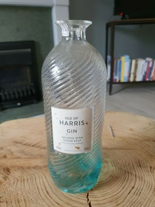 Isle Of Harris Gin Bottle.  Empty.  70cl.