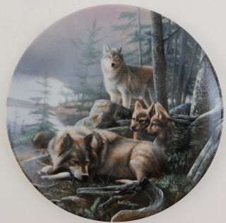 Kevin Daniels Silent Watch Wolf Plate Call Of The Wilderness 3 Knowles 1991
