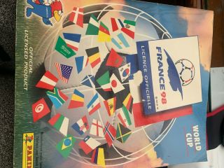 Panini France 98 World Cup Sticker Album Complete