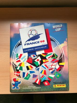 100 Complete Panini France 1998 Fifa World Cup Sticker Album Wm Wc 98 Inc Iran