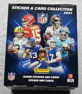 Panini Nfl Football Sticker Box 2021 - 50 Packs Mit 250 Stickern