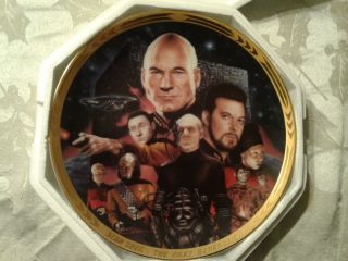 The Best Of Both Worlds Star Trek Next Generation Episode Collector Plate 3322c
