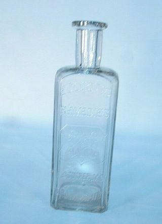 Eclectic Remedies H.  A.  Tucker Md Brooklyn Ny York Medicine Bottle