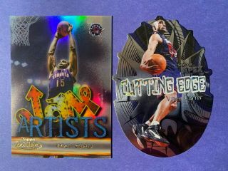 1999 - 00 Skybox Apex Vince Carter Cutting Edge,  2000 Topps Gold Label Jam Artists