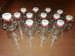 Empty Eden Mill Miniature Bottles 50ml X 12 And 1 X 100ml Collectable