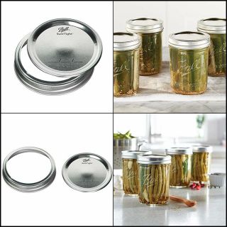 Ball Wide Mouth Pint Mason Jars With Lids & Bands | 16 - Oz | 2 - Pack