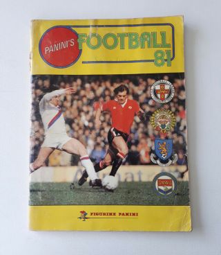 Panini Football 81 Complete Stickers Album