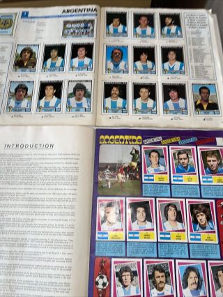 Panini Argentina 78 World Cup Sticker Album Complete & FKS 1978 Complete 5