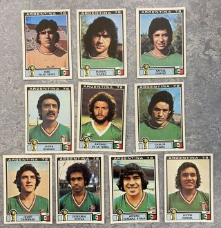 10 1978 Panini Argentina 78 Mexico Stickers Arg - 501 World Cup
