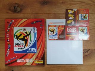 Complete Panini World Cup 2010 South Africa Album With Tracker Poster And Box