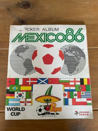 Panini World Cup Mexico 86 - Football Sticker Album - 100 Complete Full Set Gc