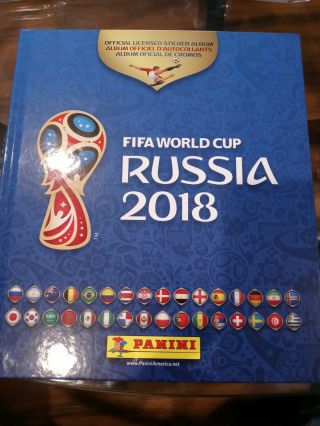 Panini Fifa World Cup Russia 2018 Official Sticker Album Complet Set 682