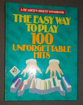 Readers Digest Songbook Spiral Easy Way To Play 100 Unforgettable Hits Big Book