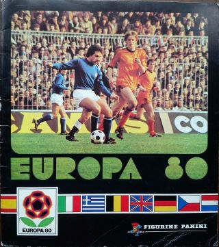 Panini Europa 80 (1980) European Sticker Album Empty / Vuoto D
