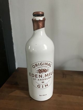 St Andrews Eden Mill Scottish Gin Bottle - Rare Discontinued