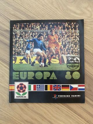Panini Europa 80 (1980) European Sticker Album Empty / Vuoto
