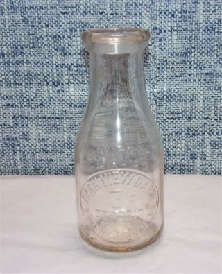 Vintage Milk Bottle One Pint Park View Dairy Front Royal Va 3 Cent Deposit