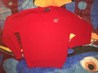 Vintage Buffalo Bills Vtg Sweater Knit Rare Shirt Nfl Football Classic Logo L