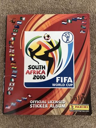 Panini South Africa 2010 World Cup Sticker Album Complete