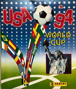 Official Panini Album World Cup Usa 1994 Reprint,  Complete