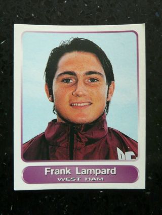 Panini Superplayers 98 Frank Lampard 181 Rookie West Ham - Rare Sticker