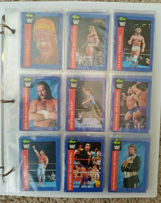 Wwf Wrestling Merlin Trading Cards 1991 - Complete Set In Display Folder