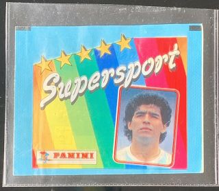 Panini Supersport 1987 Packet Bustina Maradona - Mike Tyson Rookie?
