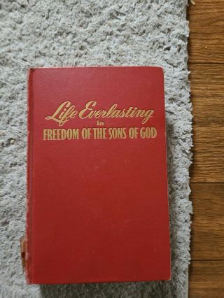 This Means Everlasting Life Watchtower Watch Tower Book 1966